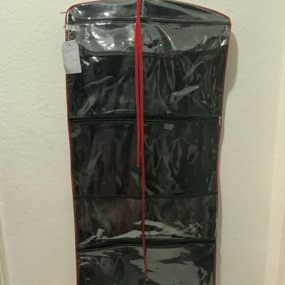 NWT Hanging Valet Cosmetic/Toiletry Travel Bag Paris valet 33”x15” - Picture 7 of 8